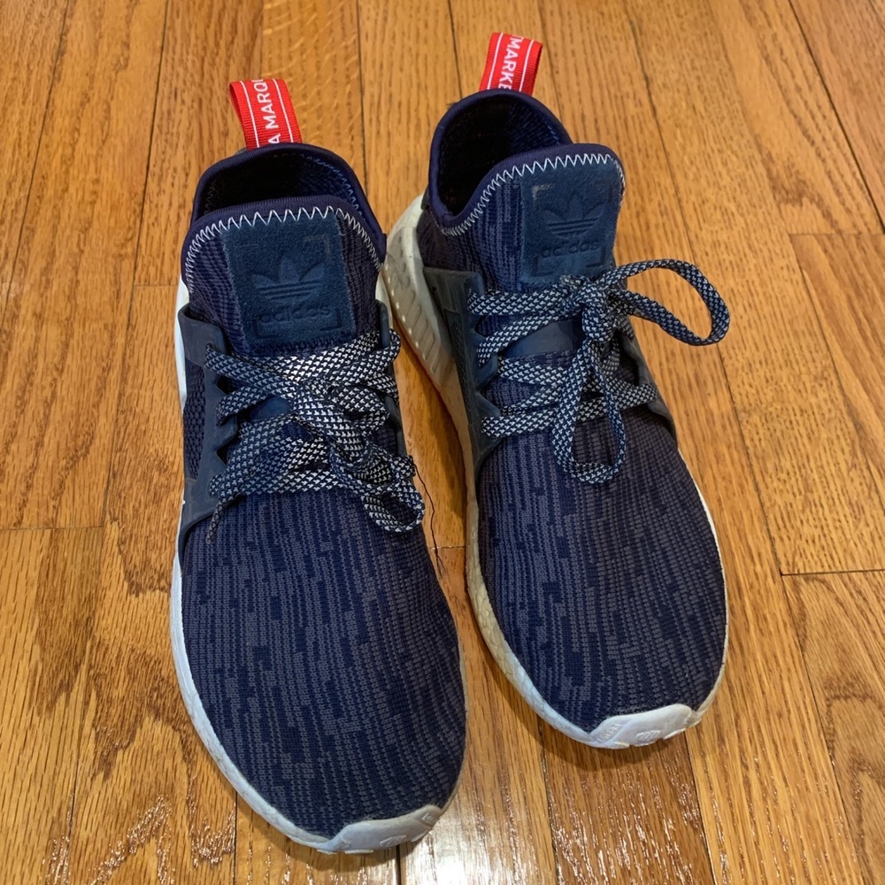 adidas nmd xr1 glitch navy blue womens size 9 mens size 7